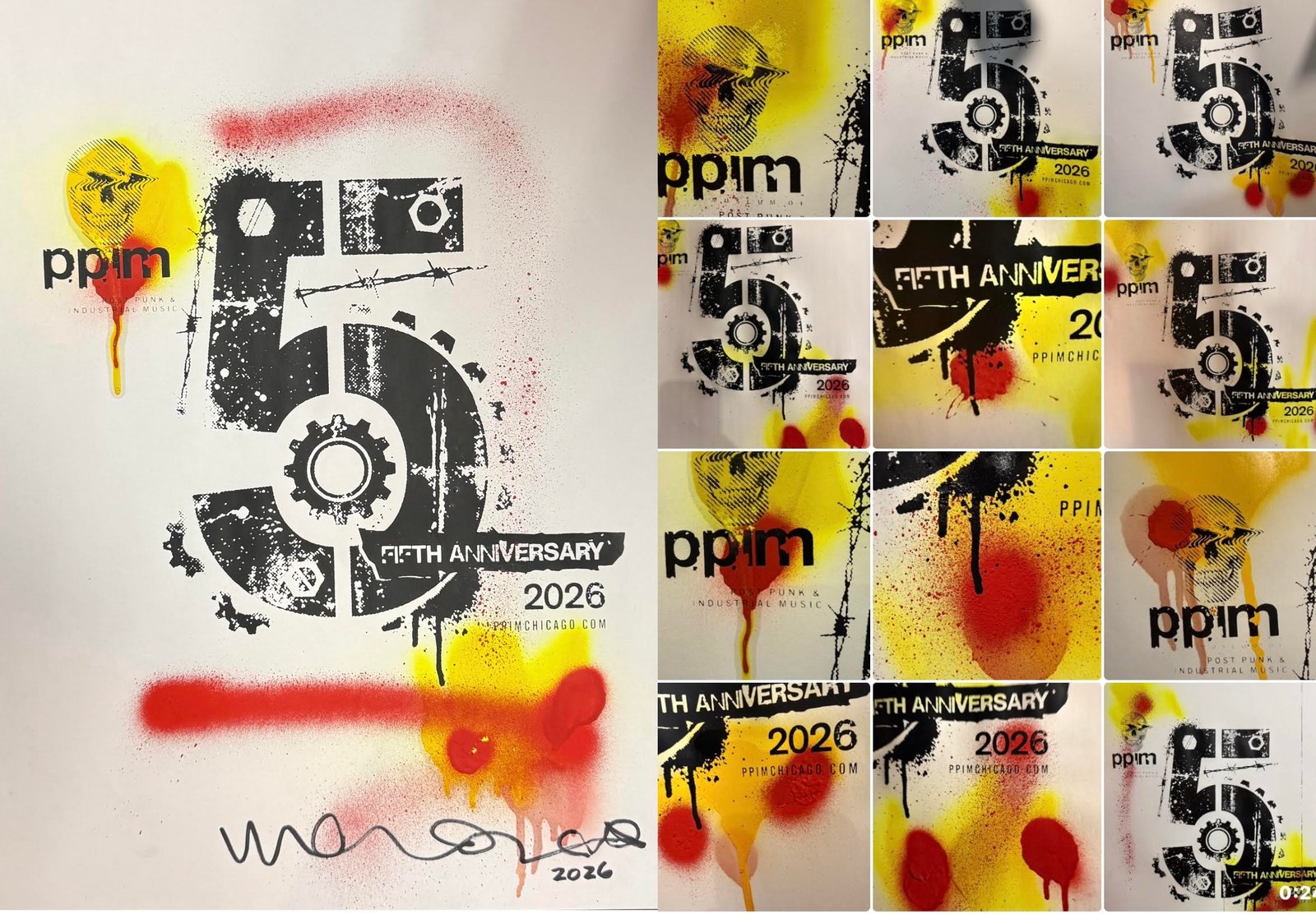 Museum of Post Punk and Industrial Music Poster / Martin Atkins